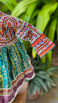 Vintage Gujarati Embroidered Child’s Dress