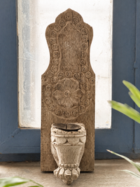Wooden Hanging Candle Stand