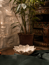 Marble Lotus Bowl