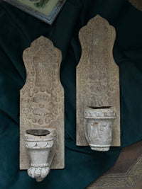 Wooden Hanging Candle Stand