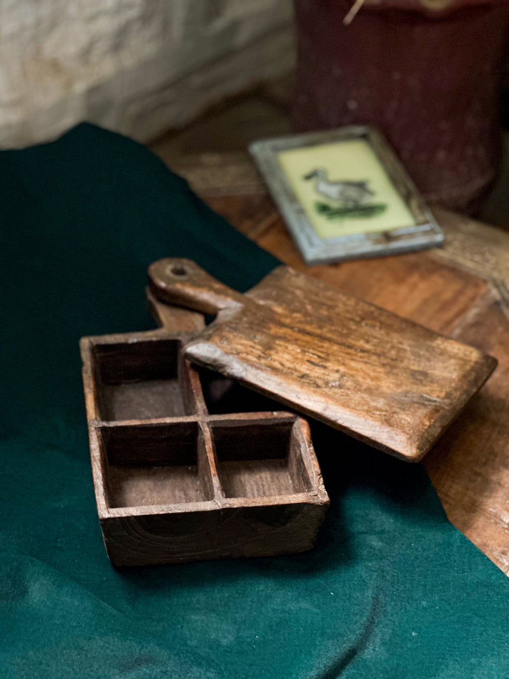 Wooden Spice Box