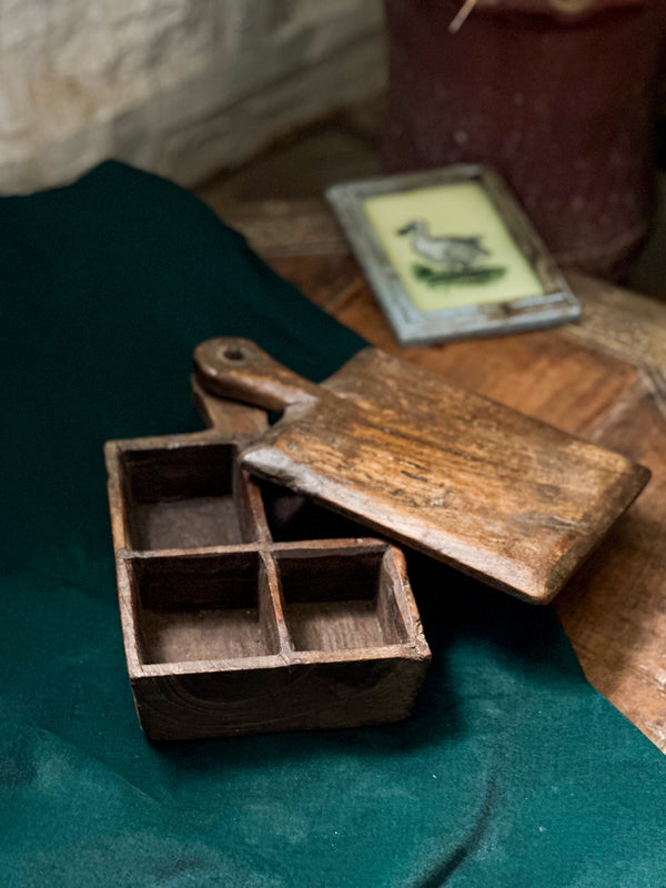 Wooden Spice Box